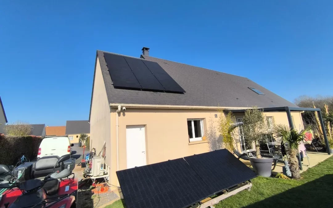 Installation & pose de panneaux solaires pour une maison à Caen (14)